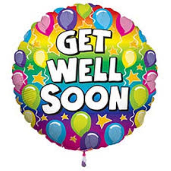 Buy And Send Get Well Soon 18 inch Foil Balloon